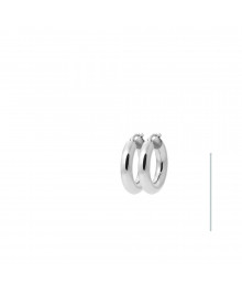 Créoles Femme - Argent 925 - Largeur : 25 mm