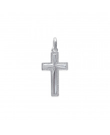 Pendentif Mixte - Argent 925 - croix