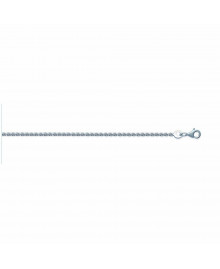 Chaine Femme - Argent 925 - Chaîne corde - Largeur : 1,75 mm - Longueur : 45 cm
