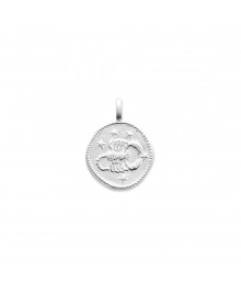 Pendentif Mixte - Argent 925 - zodiaque cancer