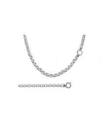 Collier Femme - Argent 925 - Longueur : 45 cm