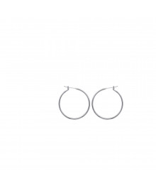 Créoles Femme - Argent 925 - Largeur : 30 mm