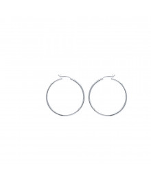 Créoles Femme - Argent 925 - Largeur : 40 mm