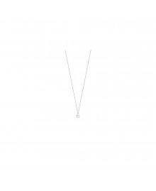 Collier Femme - Argent 925 - Oxyde de zirconium - Longueur : 45 cm