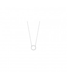 Collier Femme - Argent 925 - Oxyde de zirconium - Longueur : 45 cm