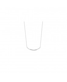 Collier Femme - Argent 925 - Oxyde de zirconium - Longueur : 45 cm