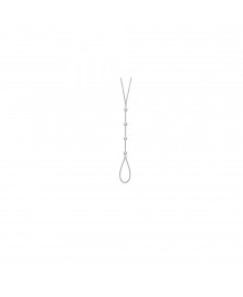 Bracelet Femme - Argent 925 - Oxyde de zirconium - Longueur : 18 cm