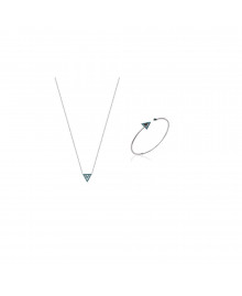 Jonc Femme - Argent 925 - Longueur : 56 cm