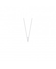 Collier Femme - Argent 925 - Oxyde de zirconium - Longueur : 45 cm