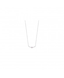 Collier Femme - Argent 925 - Oxyde de zirconium - Longueur : 45 cm