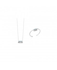 Collier Femme - Argent 925 - Longueur : 45 cm