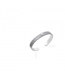 Jonc Femme - Argent 925 - Oxyde de zirconium - Longueur : 58 cm