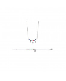 Collier Femme - Argent 925 - Longueur : 45 cm