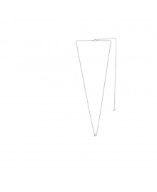 Collier Femme - Argent 925 - Oxyde de zirconium - Longueur : 45 cm