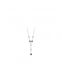Collier Femme - Argent 925 - Oxyde de zirconium - Longueur : 42 cm