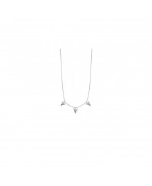 Collier Femme - Argent 925 - Oxyde de zirconium - Longueur : 45 cm