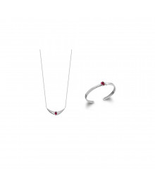 Jonc Femme - Argent 925 - Longueur : 58 cm