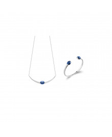 Jonc Femme - Argent 925 - Longueur : 58 cm