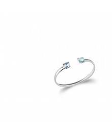 Jonc Femme - Argent 925 - Longueur : 58 cm