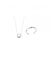Jonc Femme - Argent 925 - Longueur : 58 cm