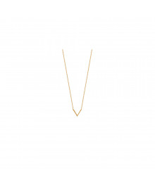 Collier Femme - Plaqué Or - Longueur : 45 cm