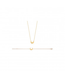 Collier Femme - Plaqué Or - Longueur : 45 cm