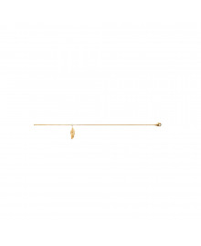 Chaine de chevillle Femme - Plaqué Or - Longueur : 25 cm