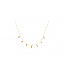 Collier Femme - Plaqué Or - Longueur : 45 cm