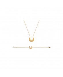 Collier Femme - Plaqué Or - Longueur : 45 cm