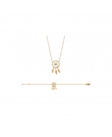 Bracelet Femme - Plaqué Or - Longueur : 18 cm