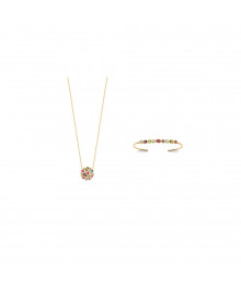 Jonc Femme - Plaqué Or - Longueur : 58 cm