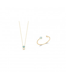 Jonc Femme - Plaqué Or - Longueur : 58 cm