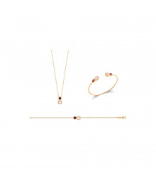 Jonc Femme - Plaqué Or - Longueur : 58 cm