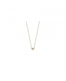 Collier Femme - Plaqué Or - Oxyde de zirconium - Longueur : 42 cm