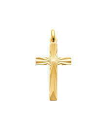 Pendentif Mixte - Plaqué Or - croix